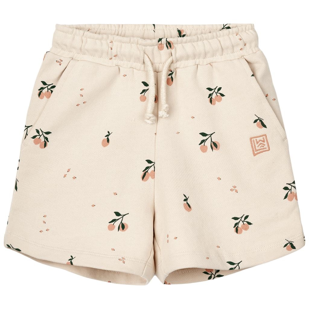 Gram Painettu Trikooshortsit Peach/Seashell