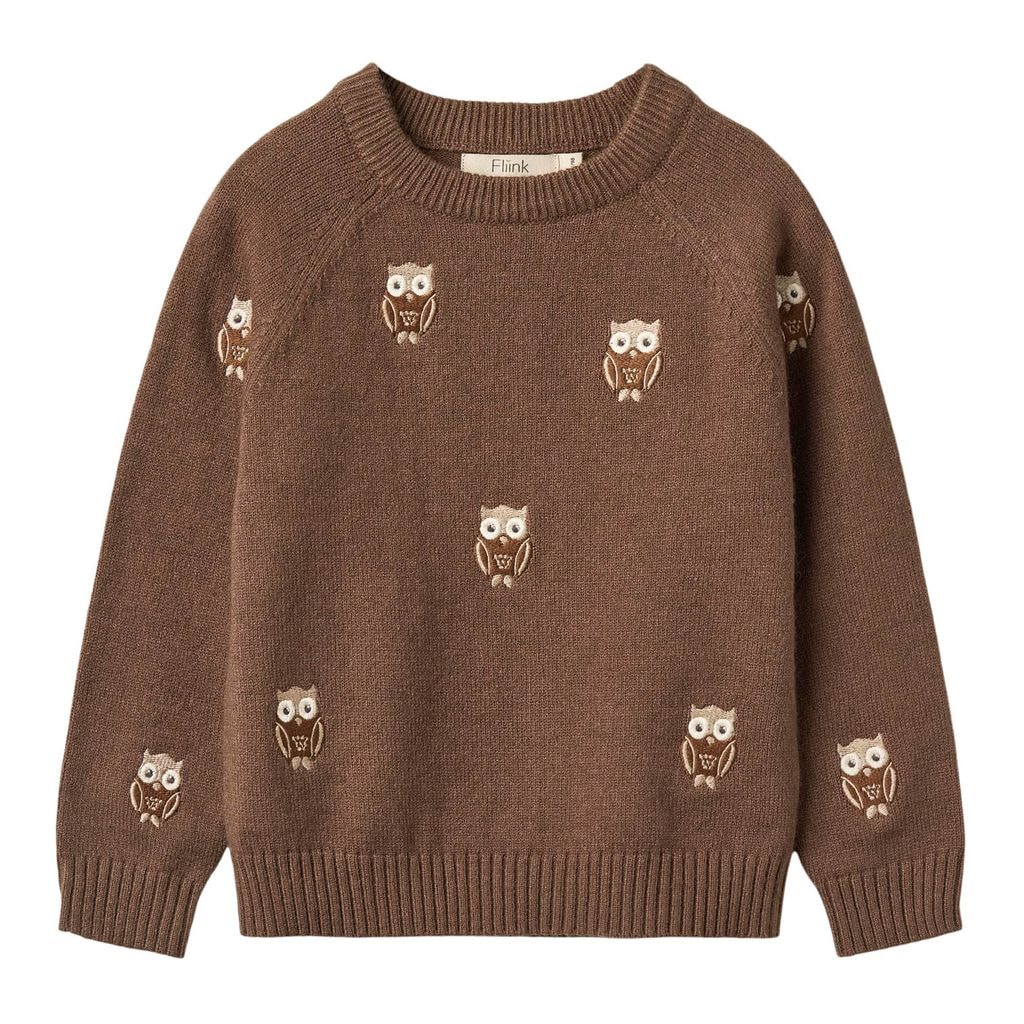 Uglebroderi Sweater Carafe Brown