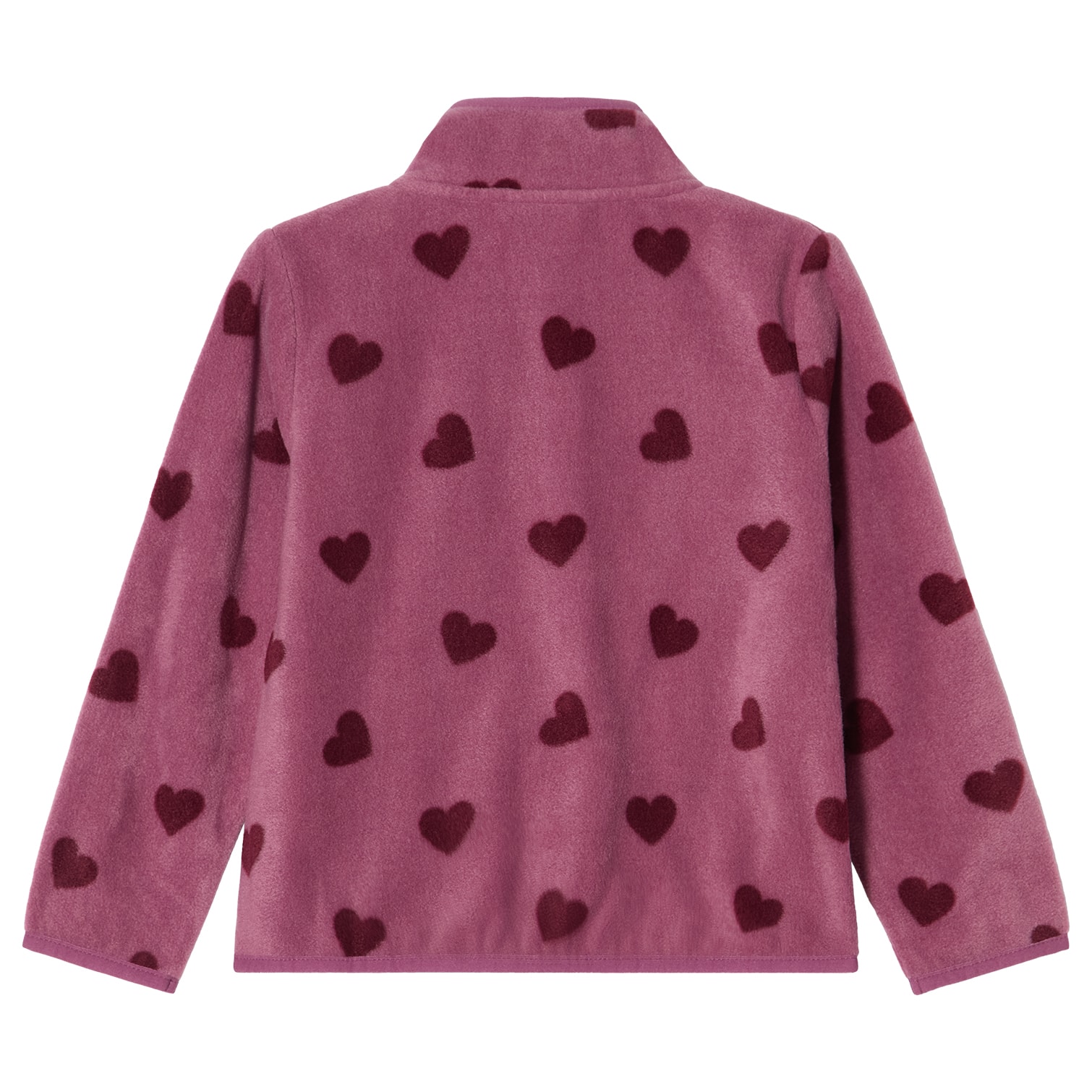 Northpole Fleecejacka Mauve Hearts