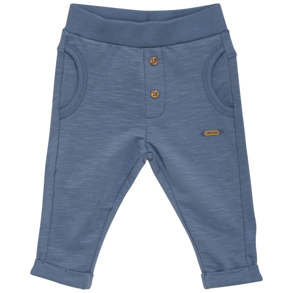 GOTS Baby Sweatpants China Blue