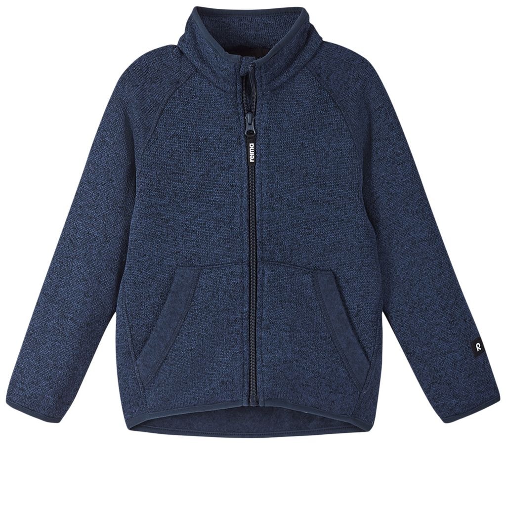 Hopper Fleece-takki Denim sininen