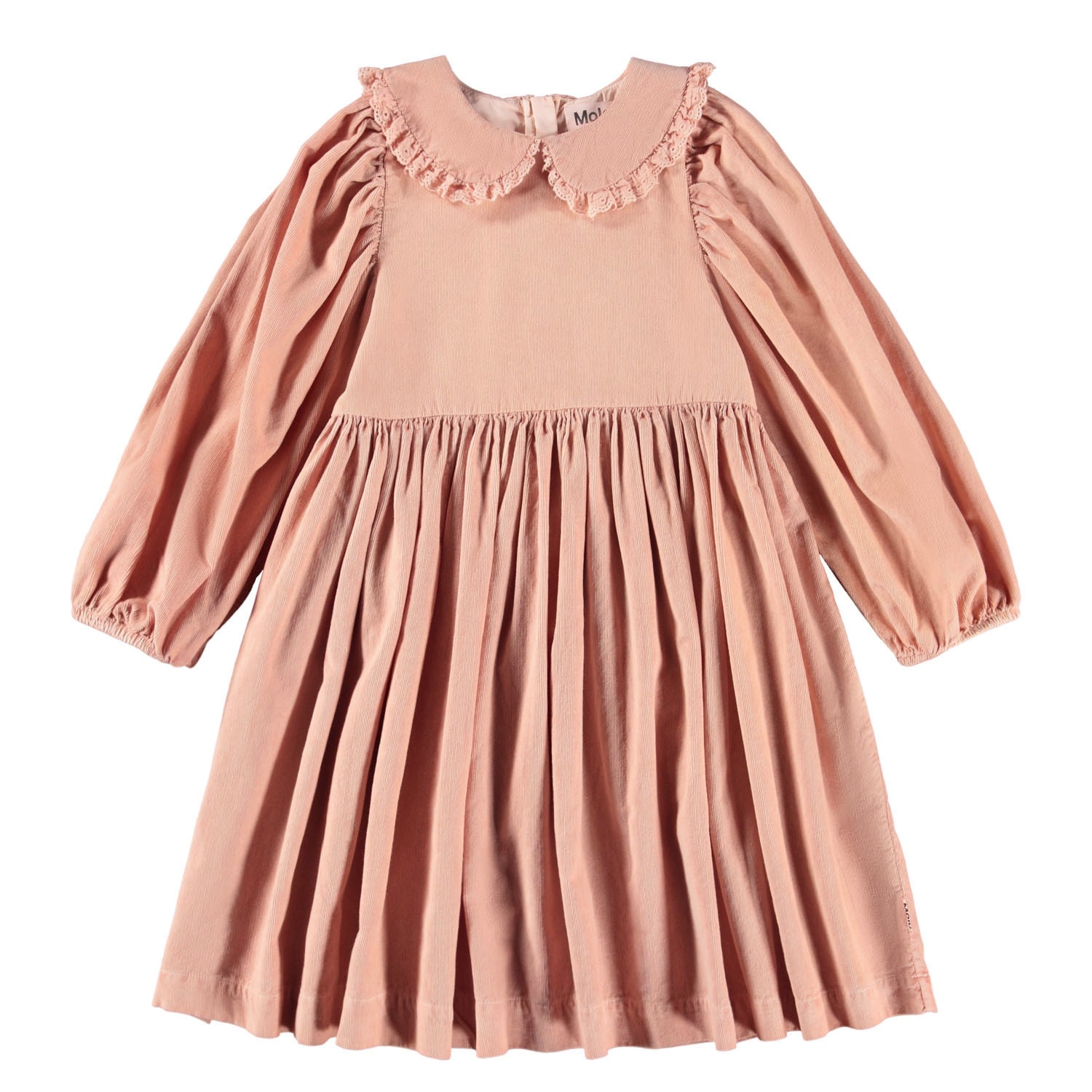 Christine Velvet Long Sleeves Dress Rose Cloud