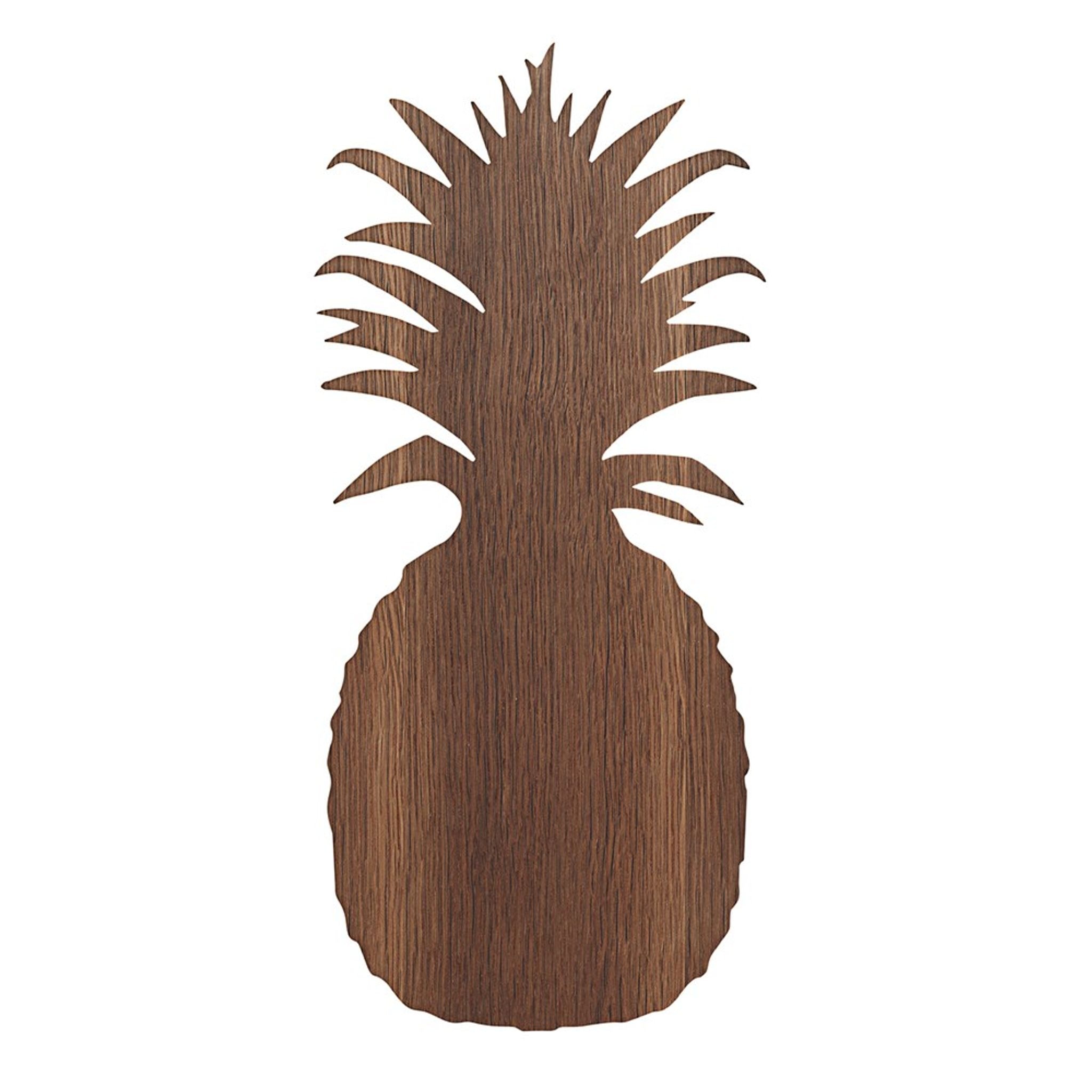Pineapple Lamp - Smoked Oak