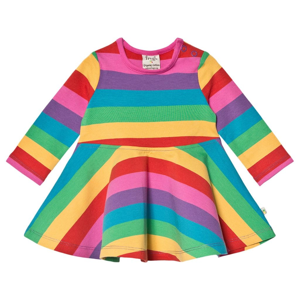 Sofia Skater Dress Rainbow