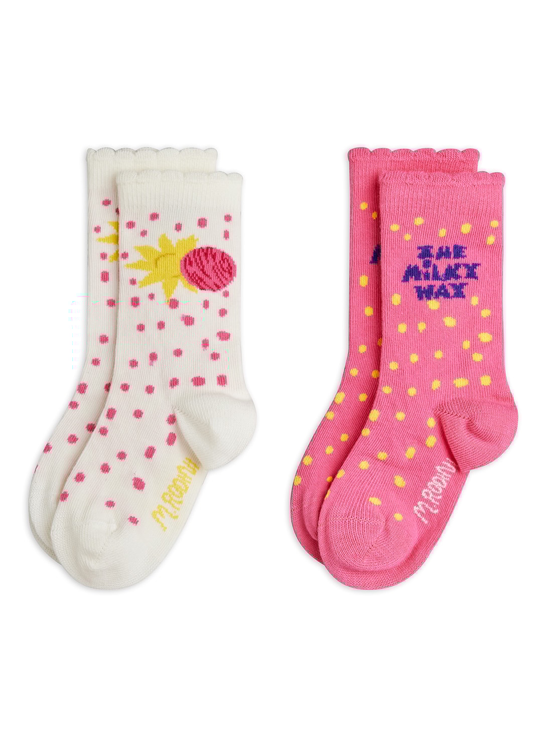 The Milky Way 2-Pack Socks Pink 