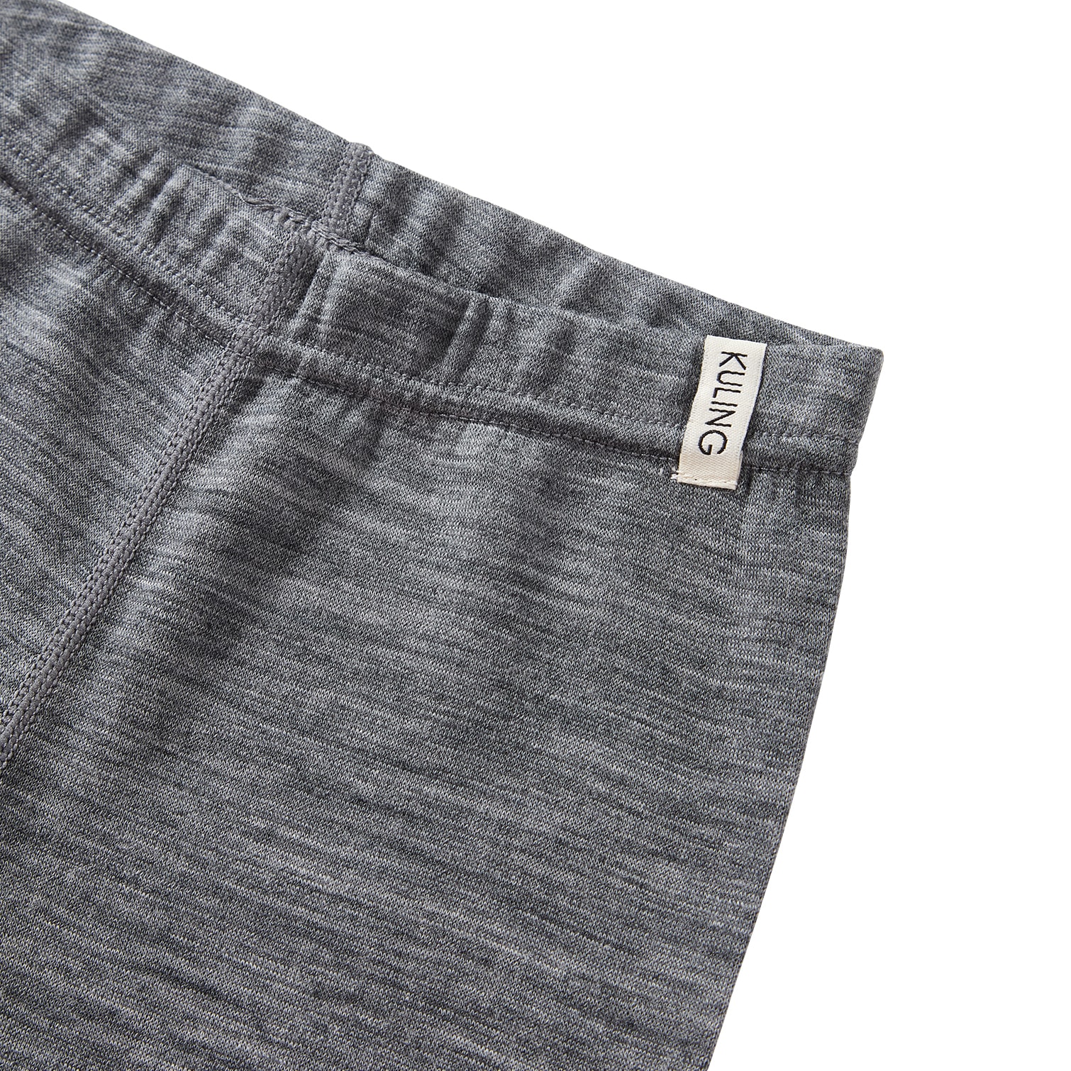 Gisborn Baselayer-sæt I Uld Og Bambus Dark Grey Melange