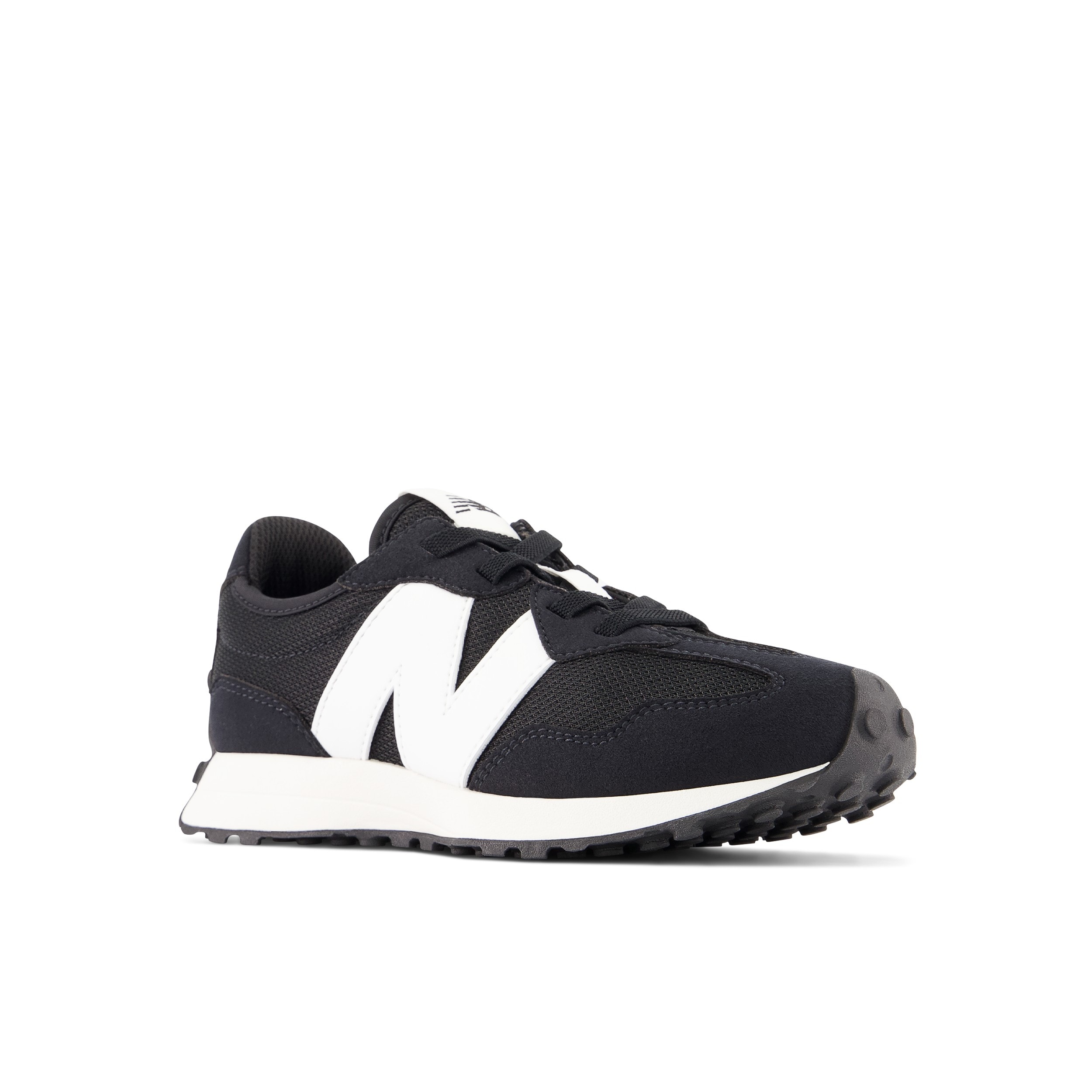 New Balance 327 Kids Bungee Lace Black