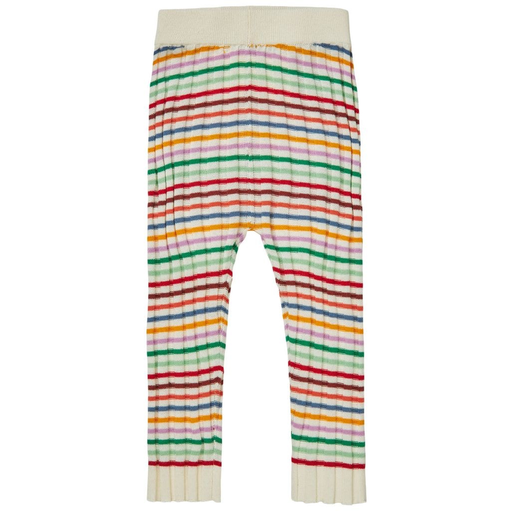 Rib Knitted Leggings Multi Stripe