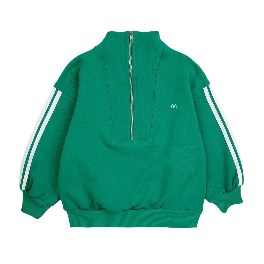 B.C Sweatshirt With Zip Green
