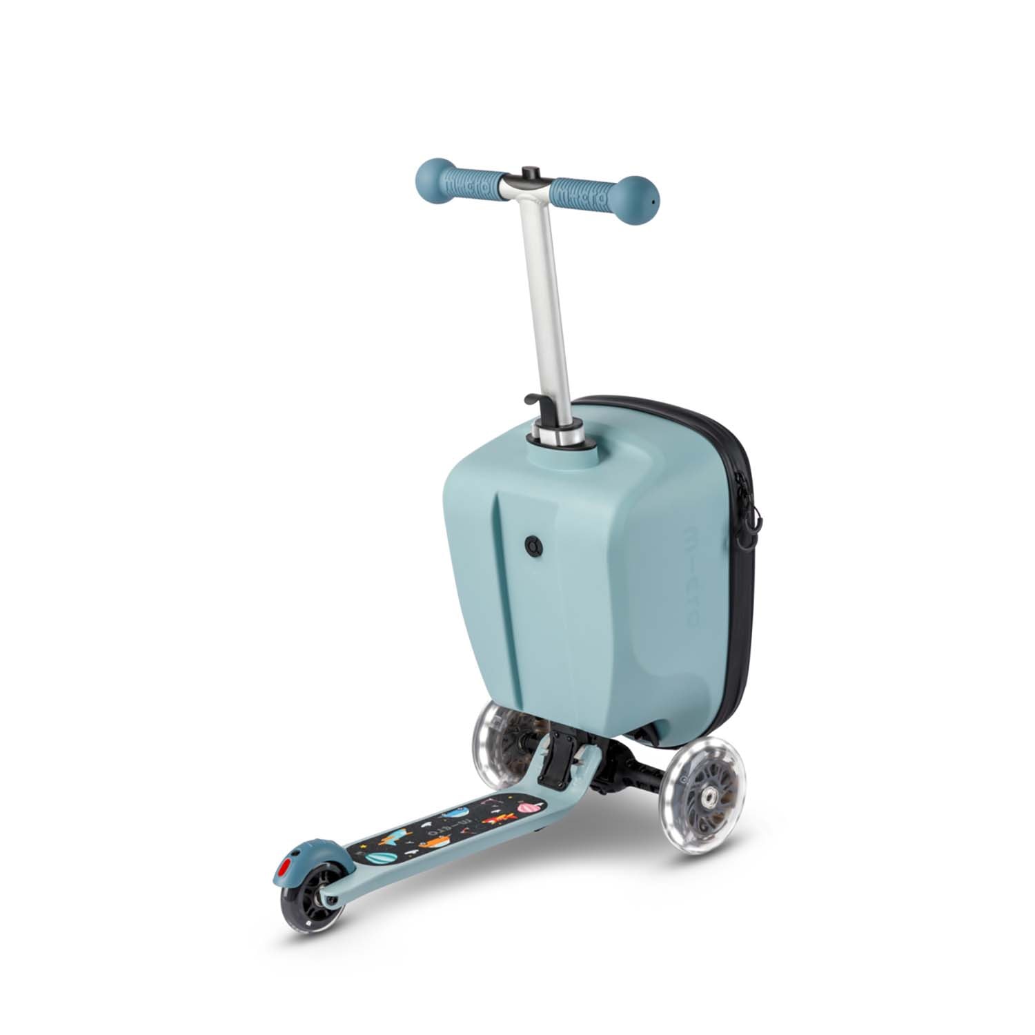Patch & Play Junior Scooter Med Bagasje Frosty Blue