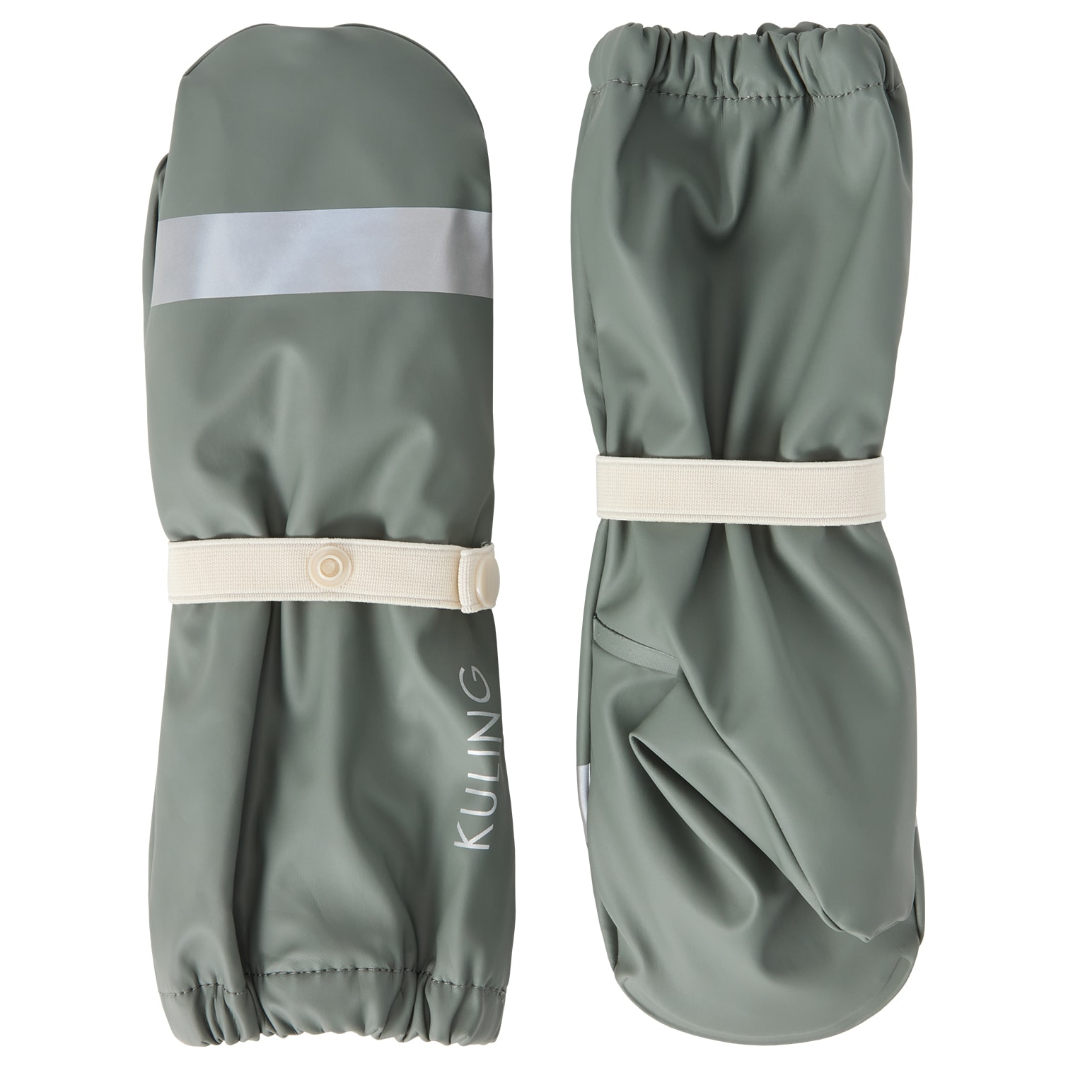 Vilnius Lined Rain Mittens Light Green