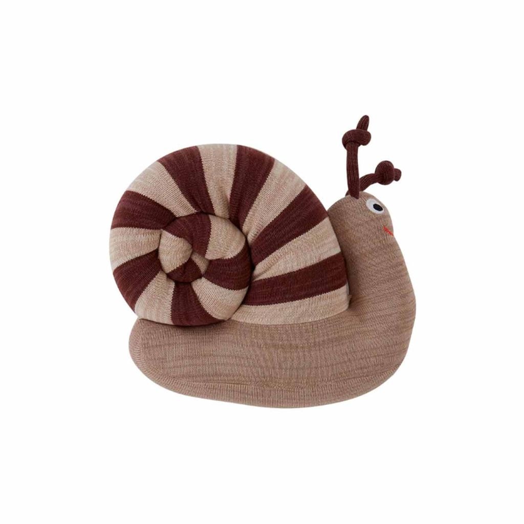 Sally Snail Tøjdyr Brun