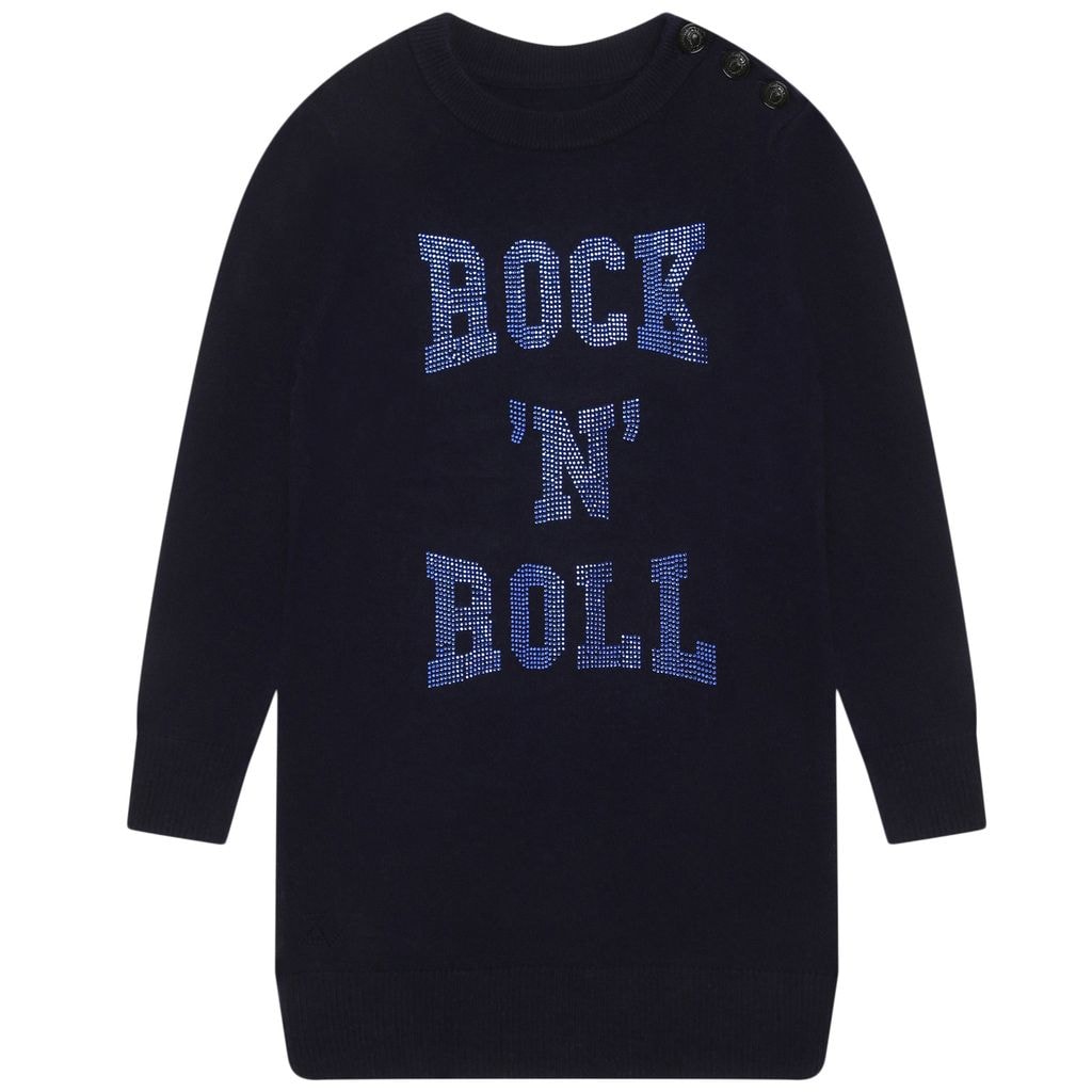 Fine-knit Dress Navy
