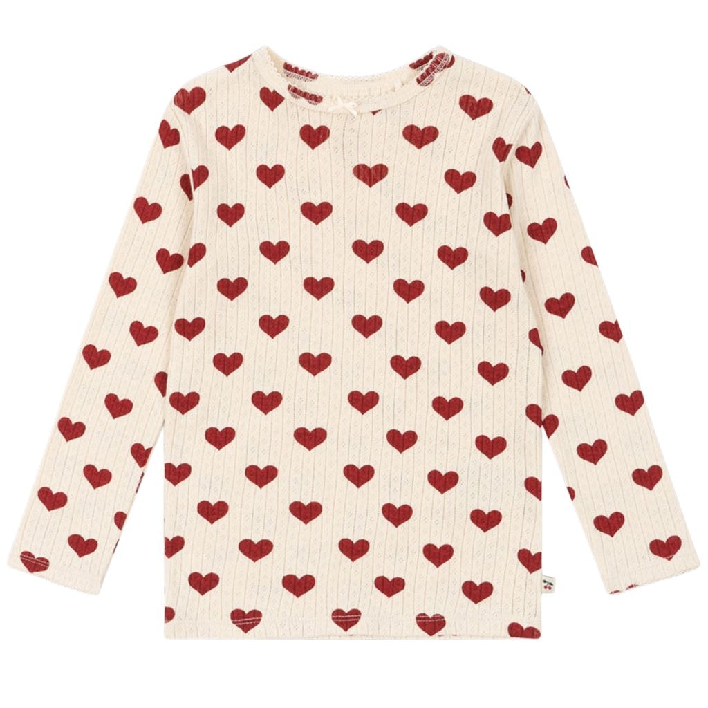 Minnie Bluse Gots Amour Rouge