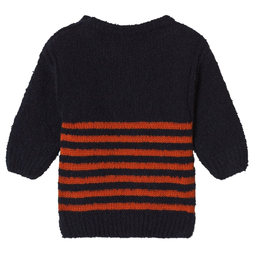 Striped Sweater Medieval Blue