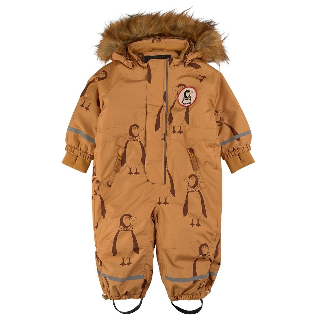 Branded Winter Overalls Beige