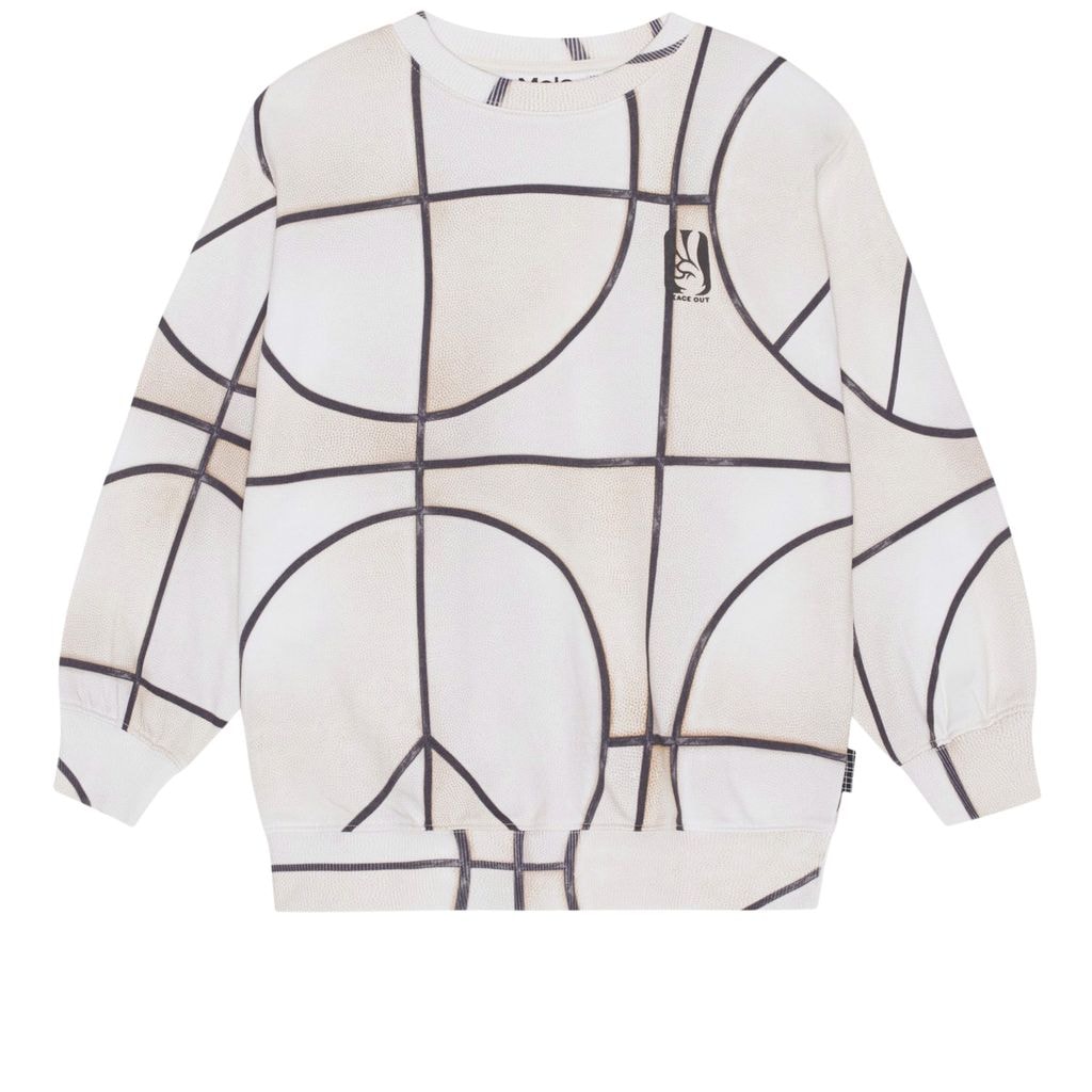 GOTS Monti Sweatshirt Basket Neutral