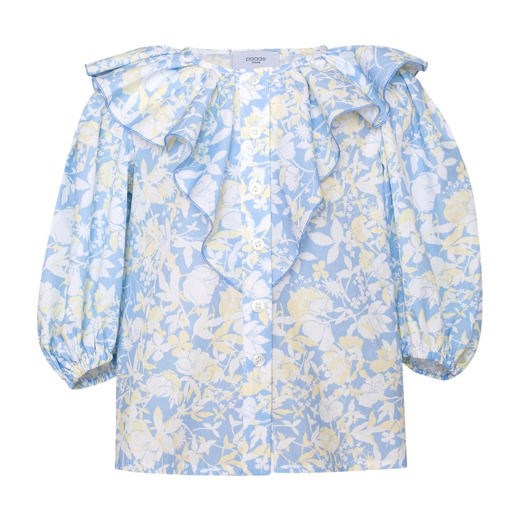 Floral Blouse Anemone Blue
