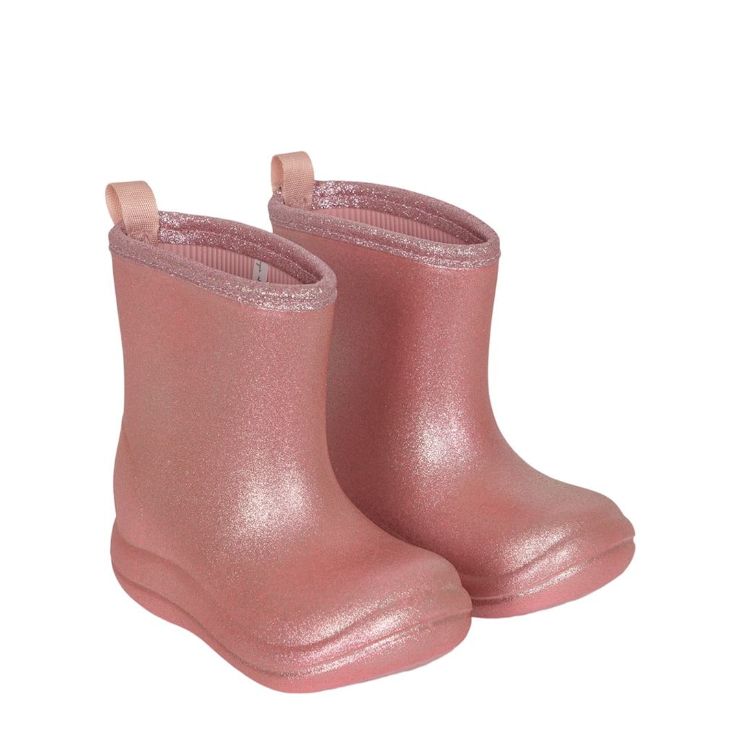 Luc Lightweight Glitter Gummistøvler Glitter Rose str. 32-33