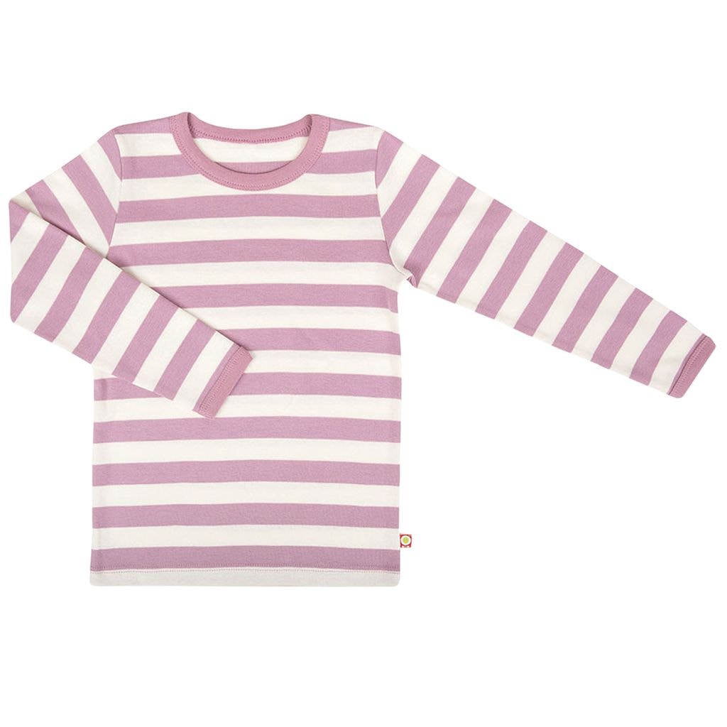 Randig Långärmad T-shirt Rosa