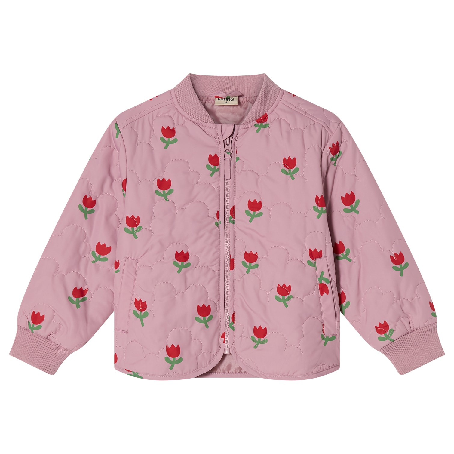 Lille Quilted Jacket Pink Tulip