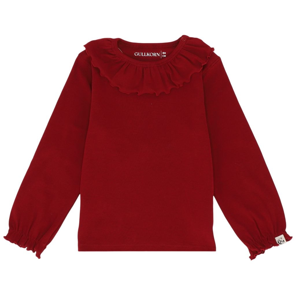 Sonja langærmet T-shirt Deep Red