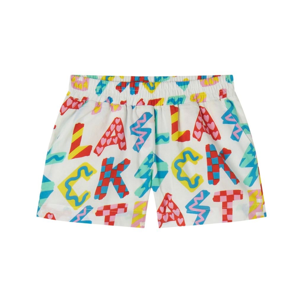 Printed Shorts Cream