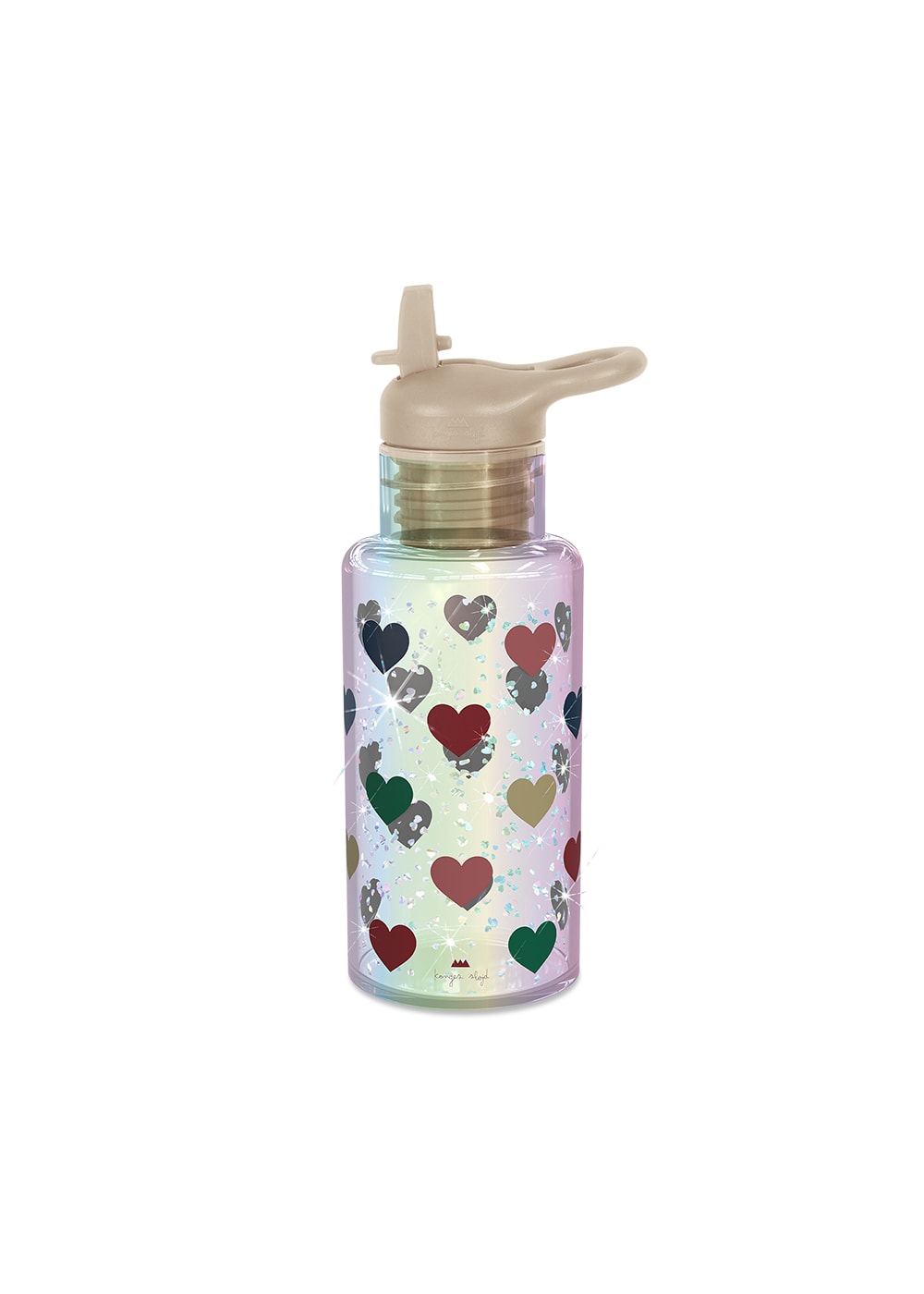 Glitter Bottle Bon Coeur Coloré 