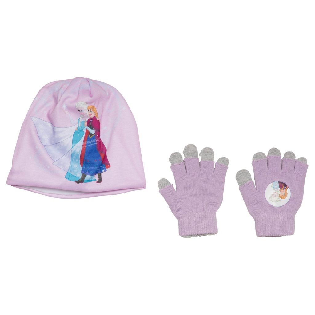 Disney Frozen Hat and Glove Set Pink
