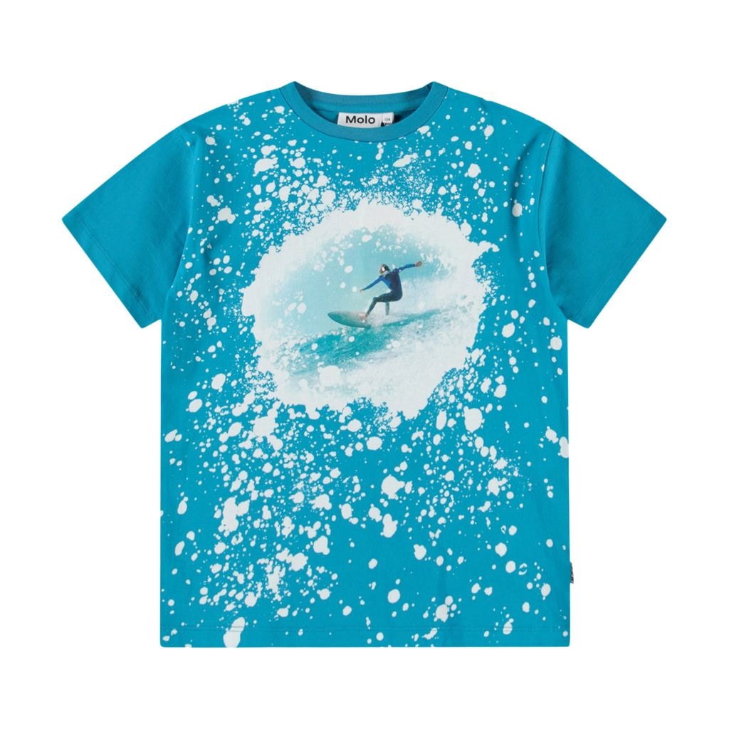 Riley Short Sleeve T-Shirt Blue Surf
