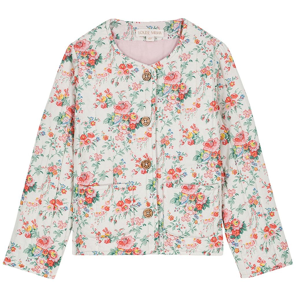 Astrid Jacket Cream Rosa Festa