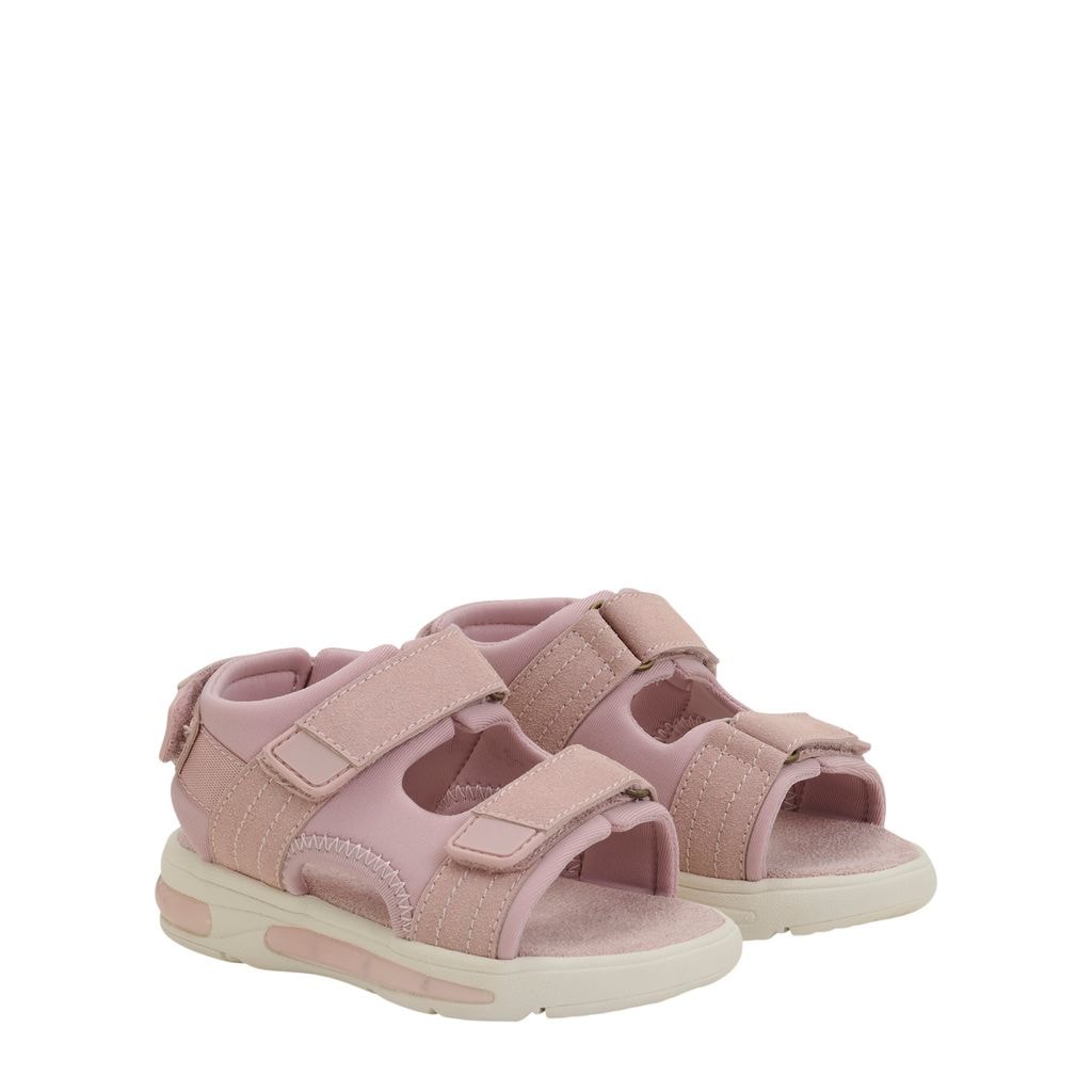 Velcro Sandaler Med Lys Sepia Rose