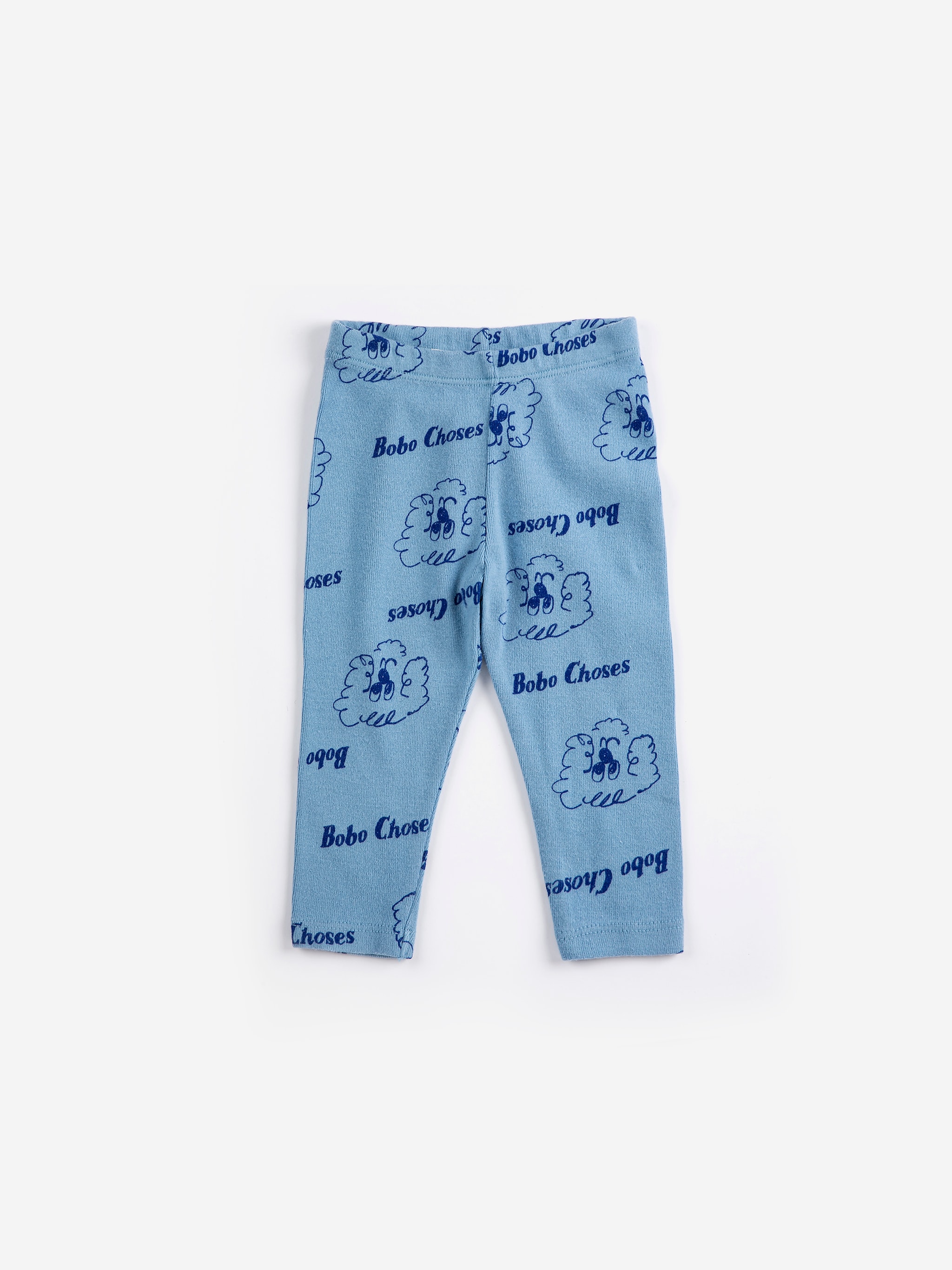 Pickles The Dog All Over Leggings Prussian Blue 