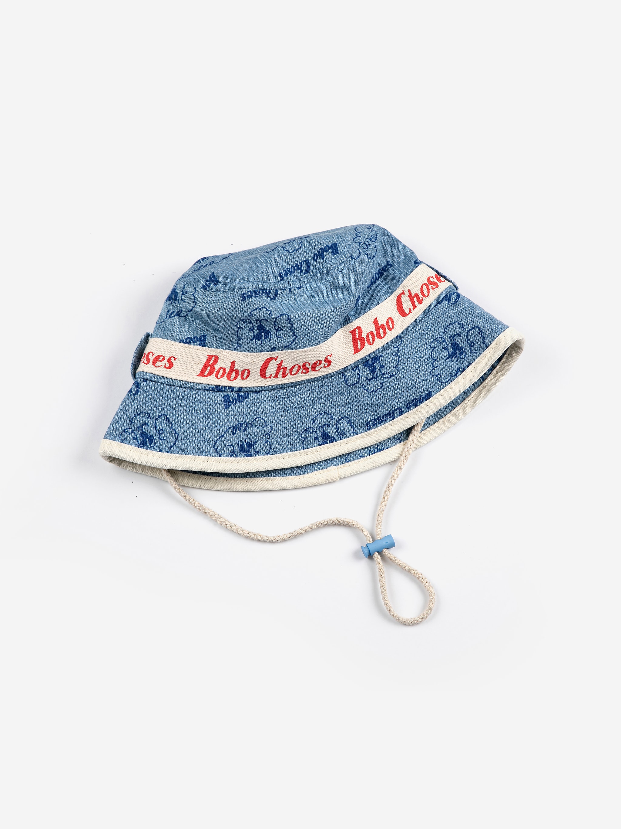 Pickles The Dog All Over Bucket Hat Prussian Blue 