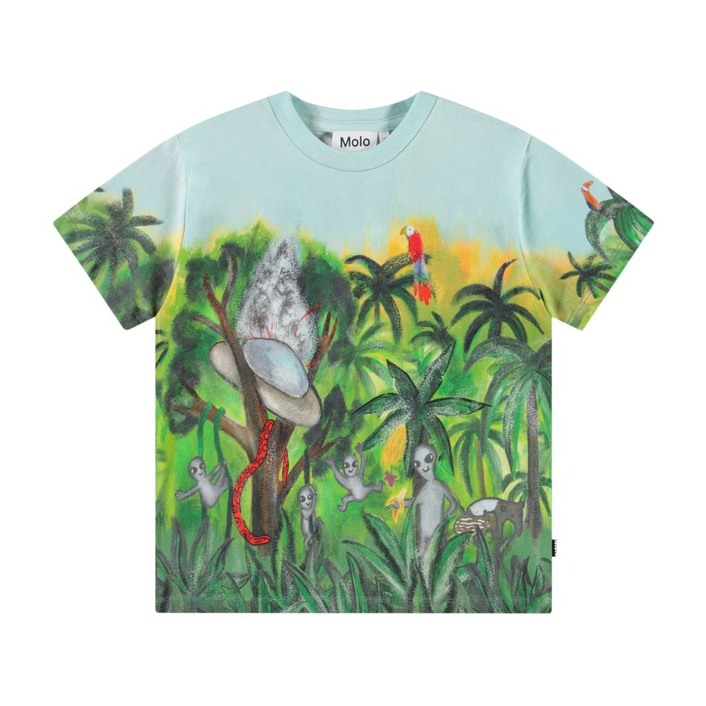Roxo Short Sleeve T-Shirt Jungle Visitors