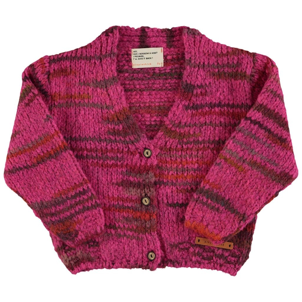 Knitted Cardigan Fuchsia