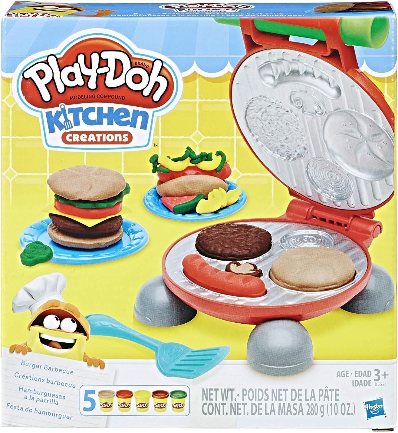 Play-Doh Kitchen Creations Burgergrill-lekesett 