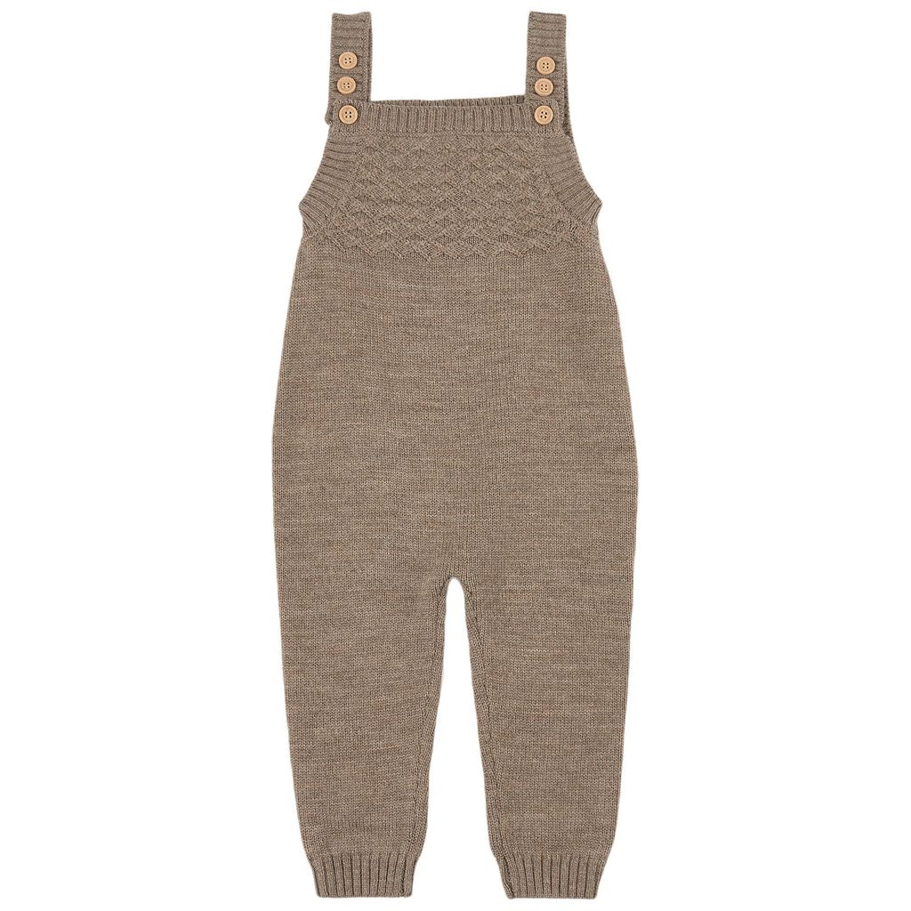 Neulottu Haalari Wood Brown
