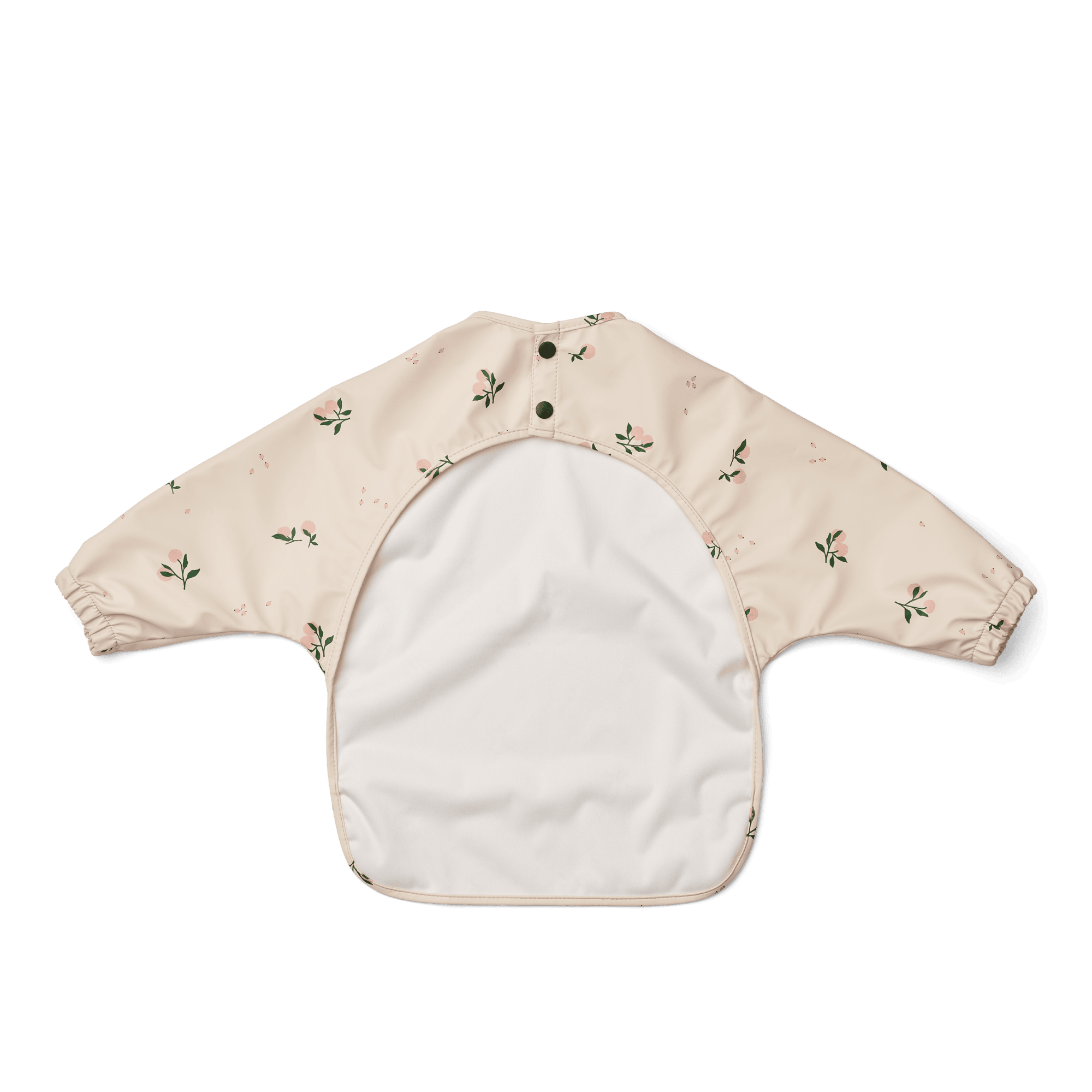 Merle Printed Cape Bib Peach / Sea Shell Mix