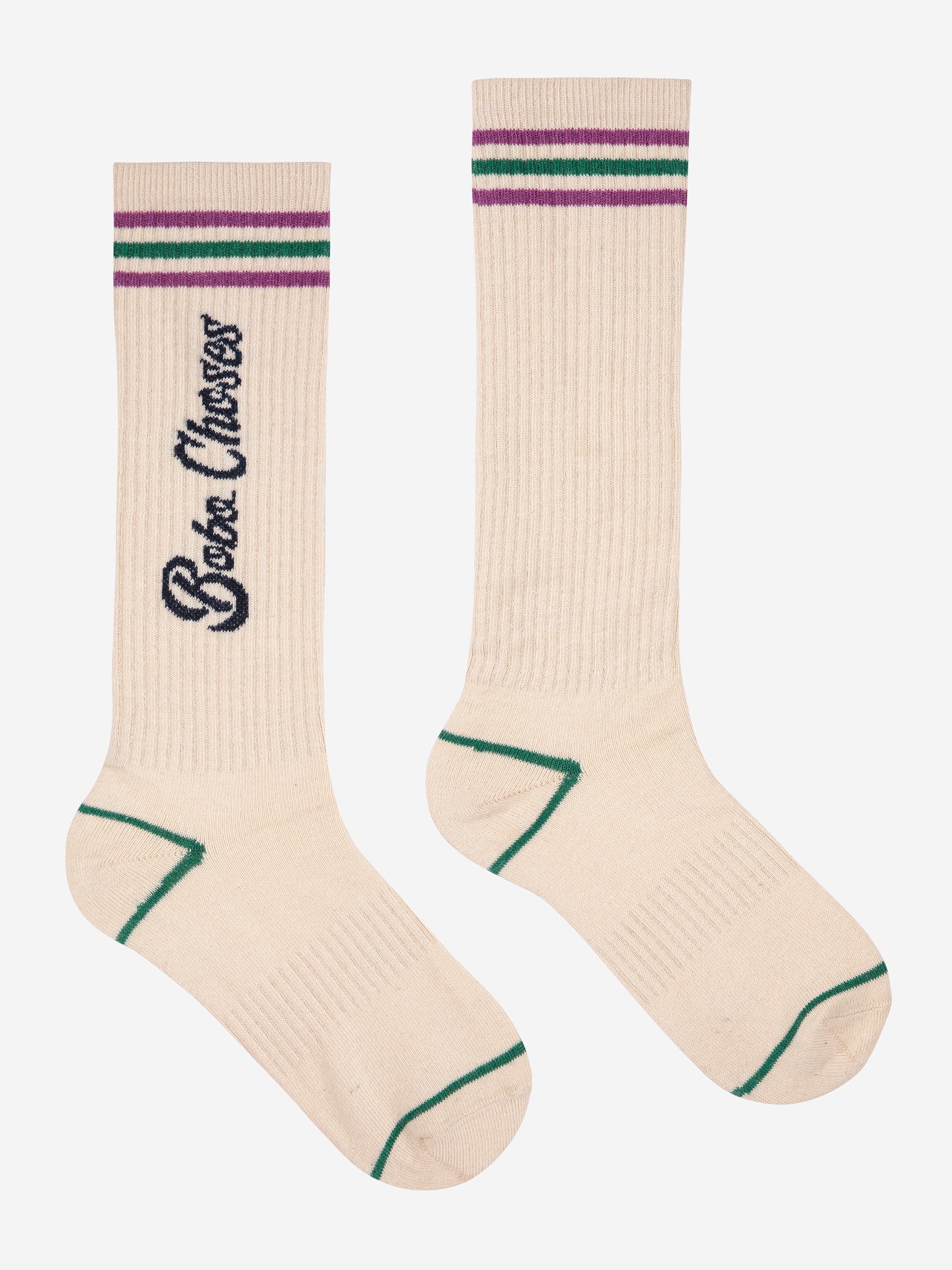 Bobo Choses Long Socks Offwhite