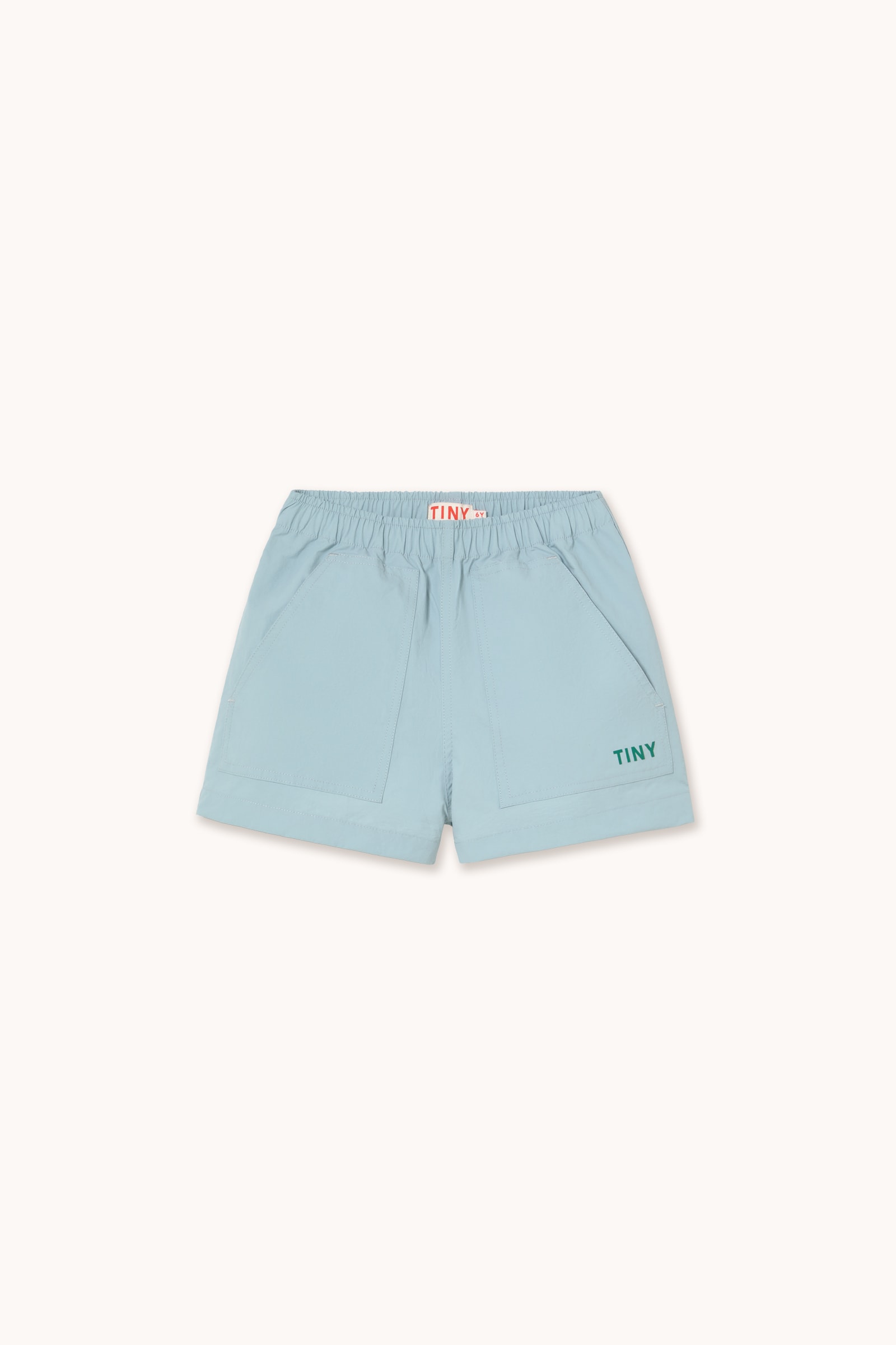 Solid Vævede Shorts Washed Blue 