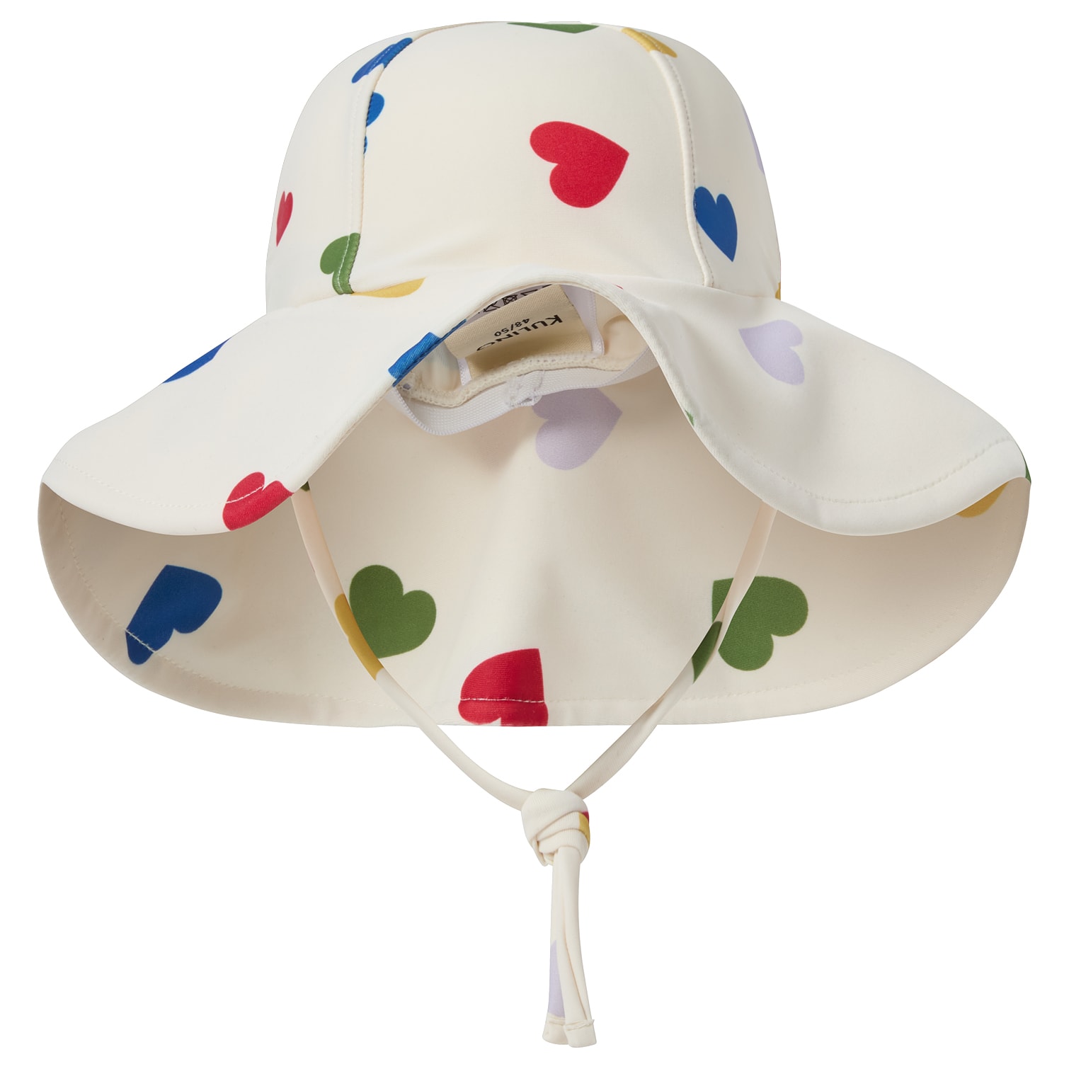 Falsterbo UV Sun Hat Rainbow Hearts 
