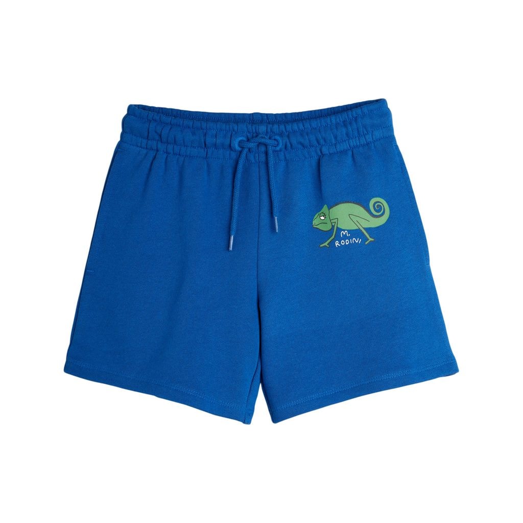 GOTS Lizard Sweatshorts Blue