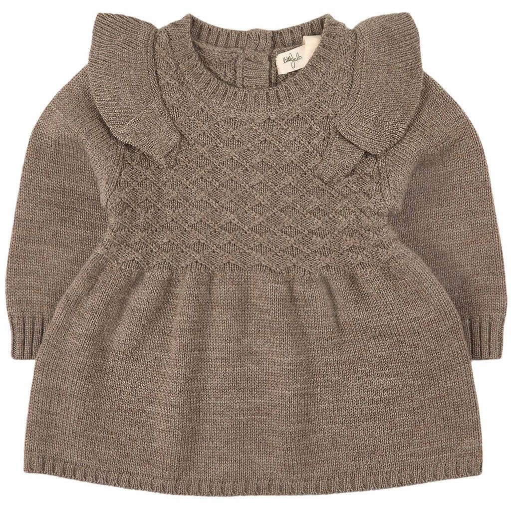 Neulottu Mekko Wood Brown