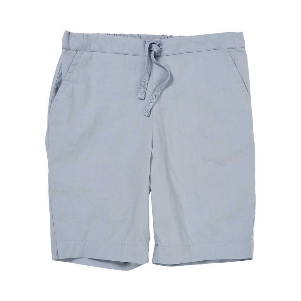 Poplin Shorts Dusty Blue