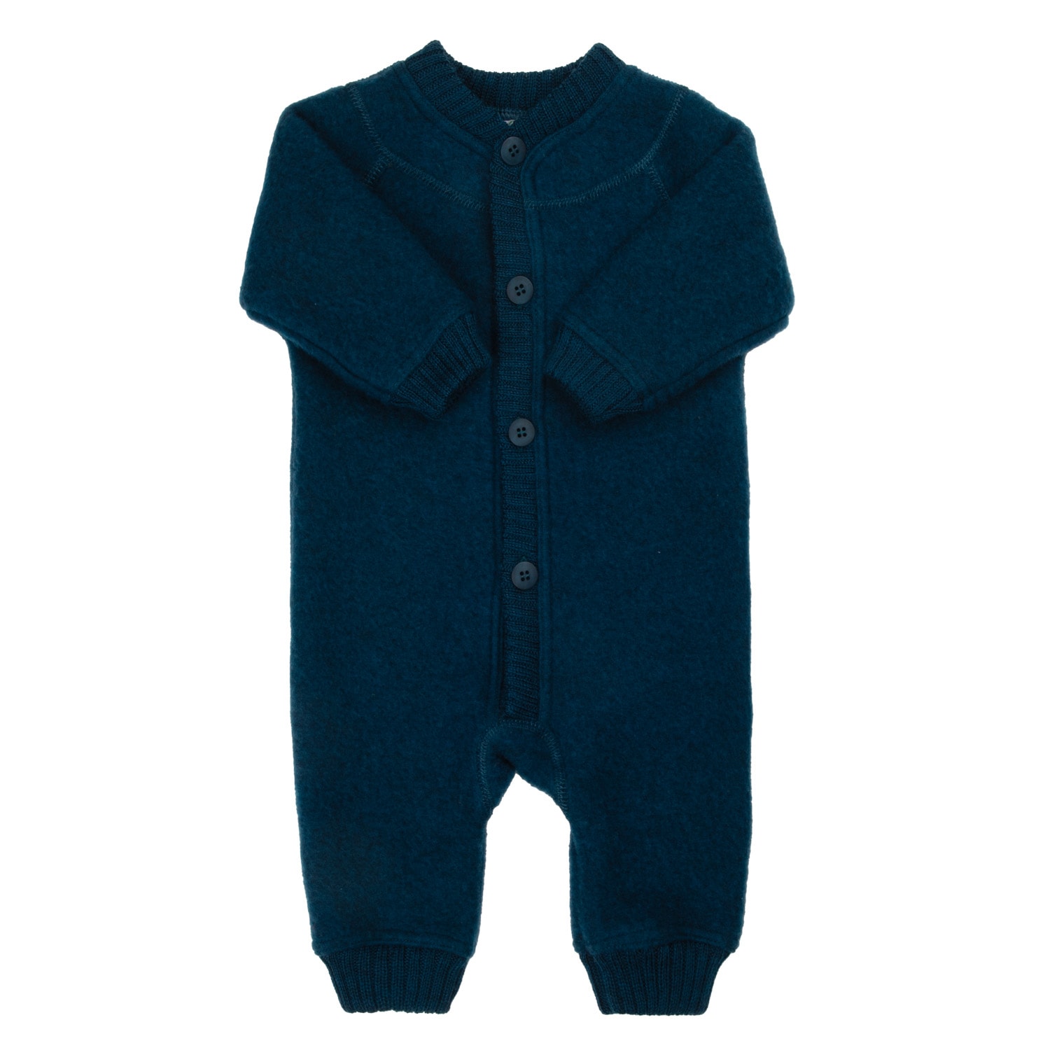 Soft Wool Jumpsuit Dark Turquoise 