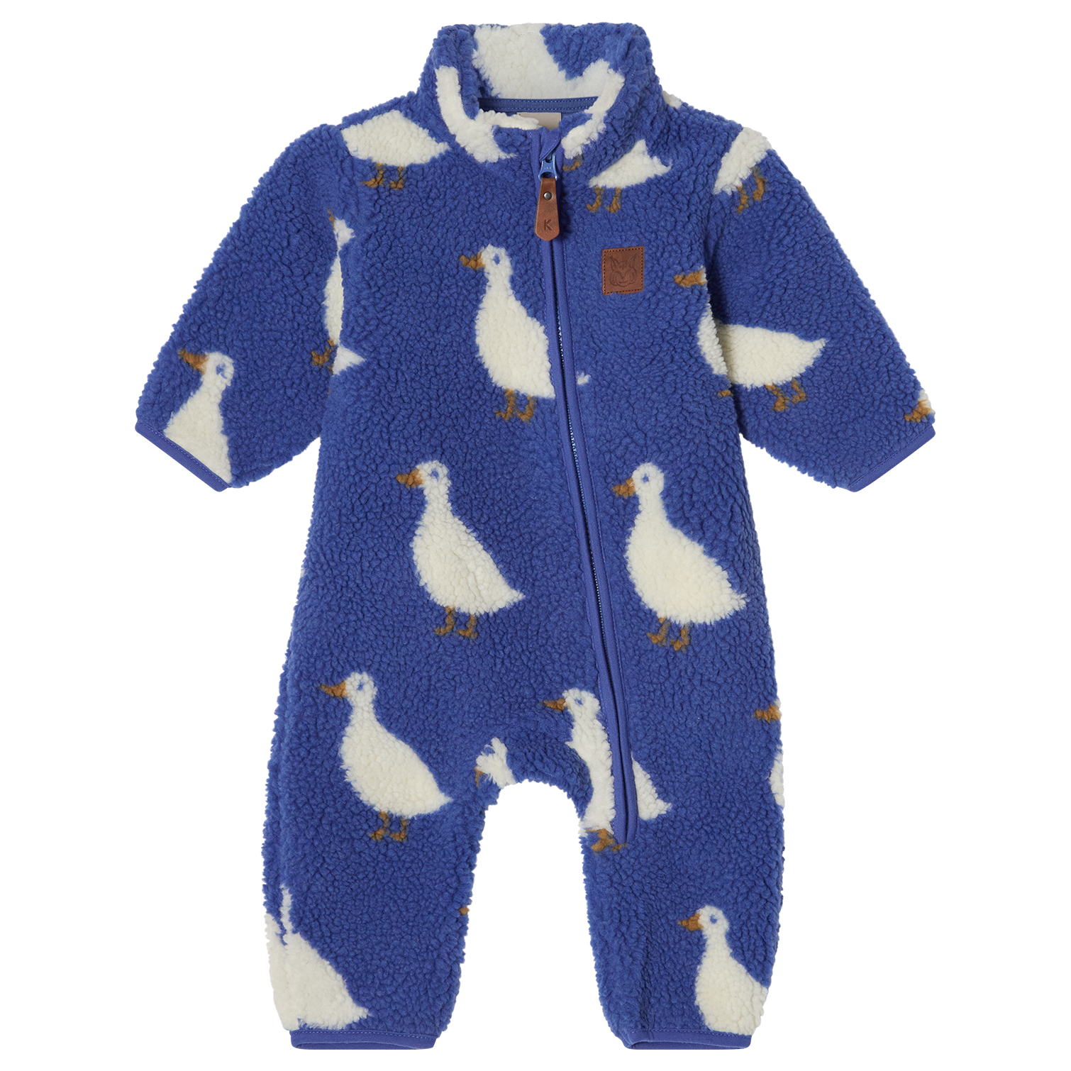 Austin Pile Fleeceoverall Nordic Blue Ducks
