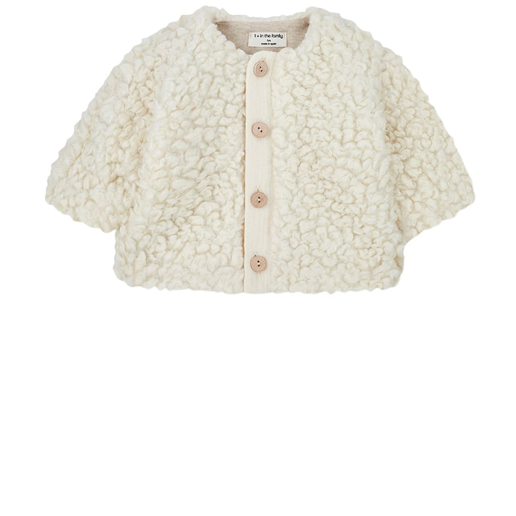 Emmanuel Shearling Jacket Ecru