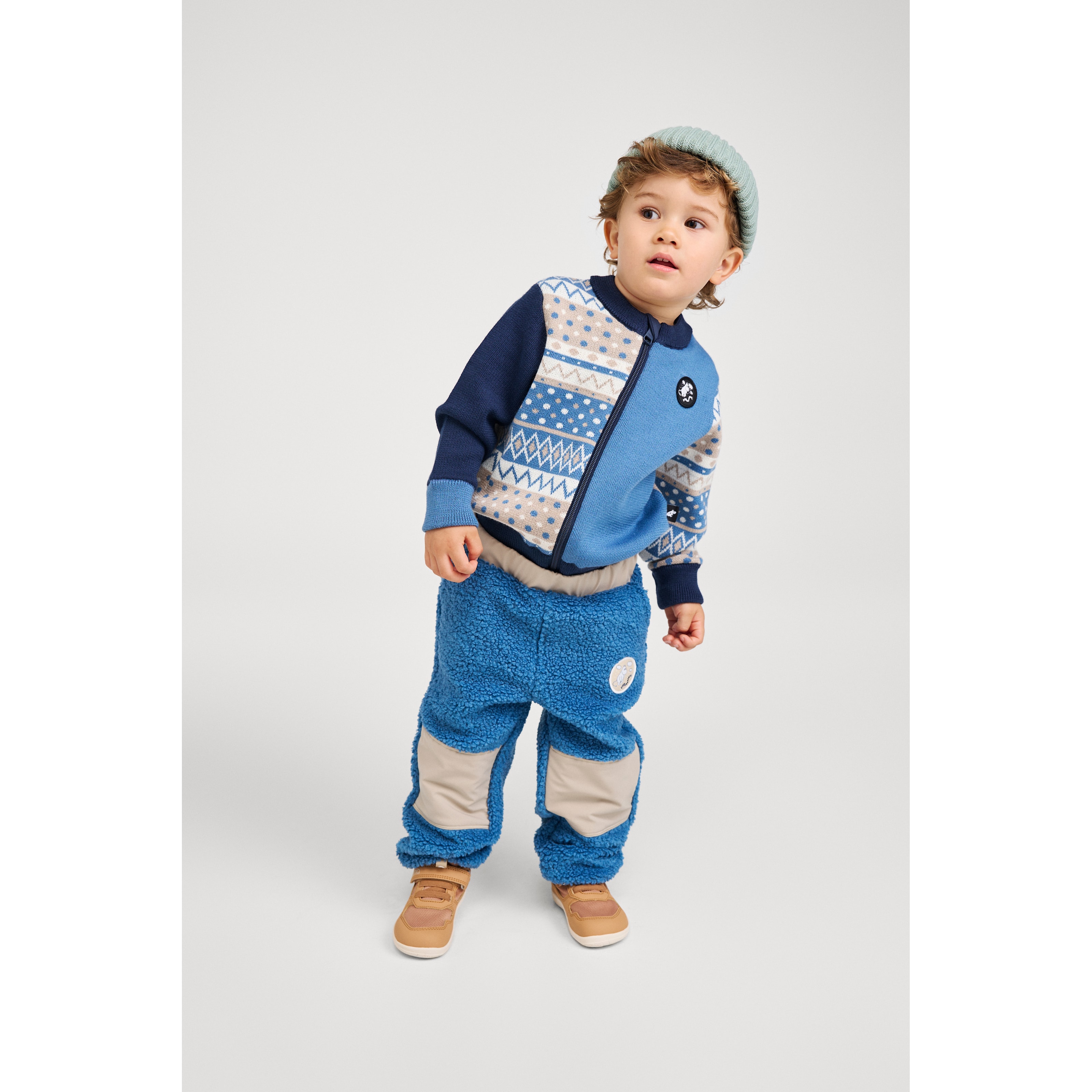 Moomin Lustig Fleecebyxa Blue Ocean