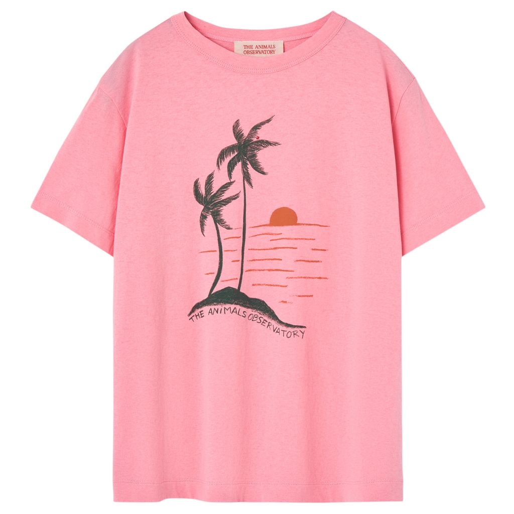 Big Rooster Kid T-Shirt Pink
